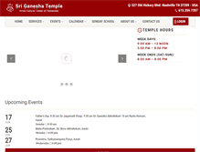 Tablet Screenshot of ganeshatemple.org